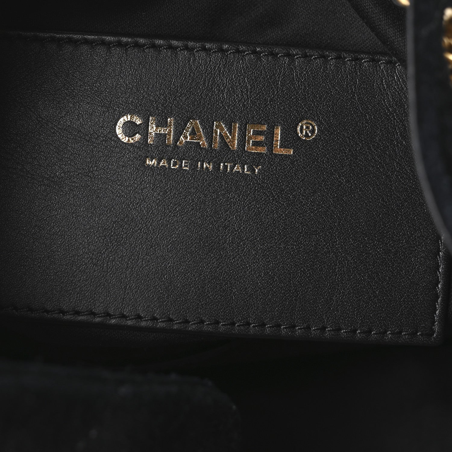 Chanel Suede Quilted Small Chanel 25 Handbag Black