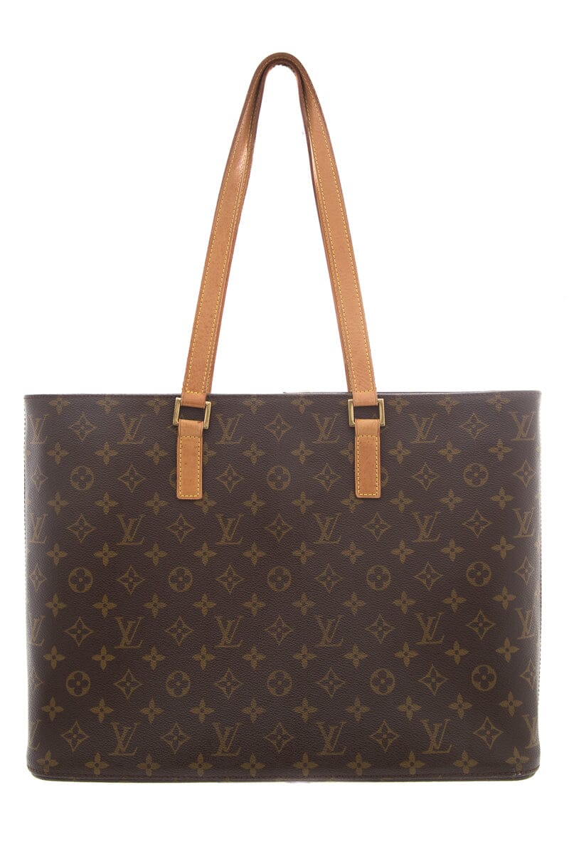 Louis Vuitton 2001  Brown Luco Monogram Canvas Handbag