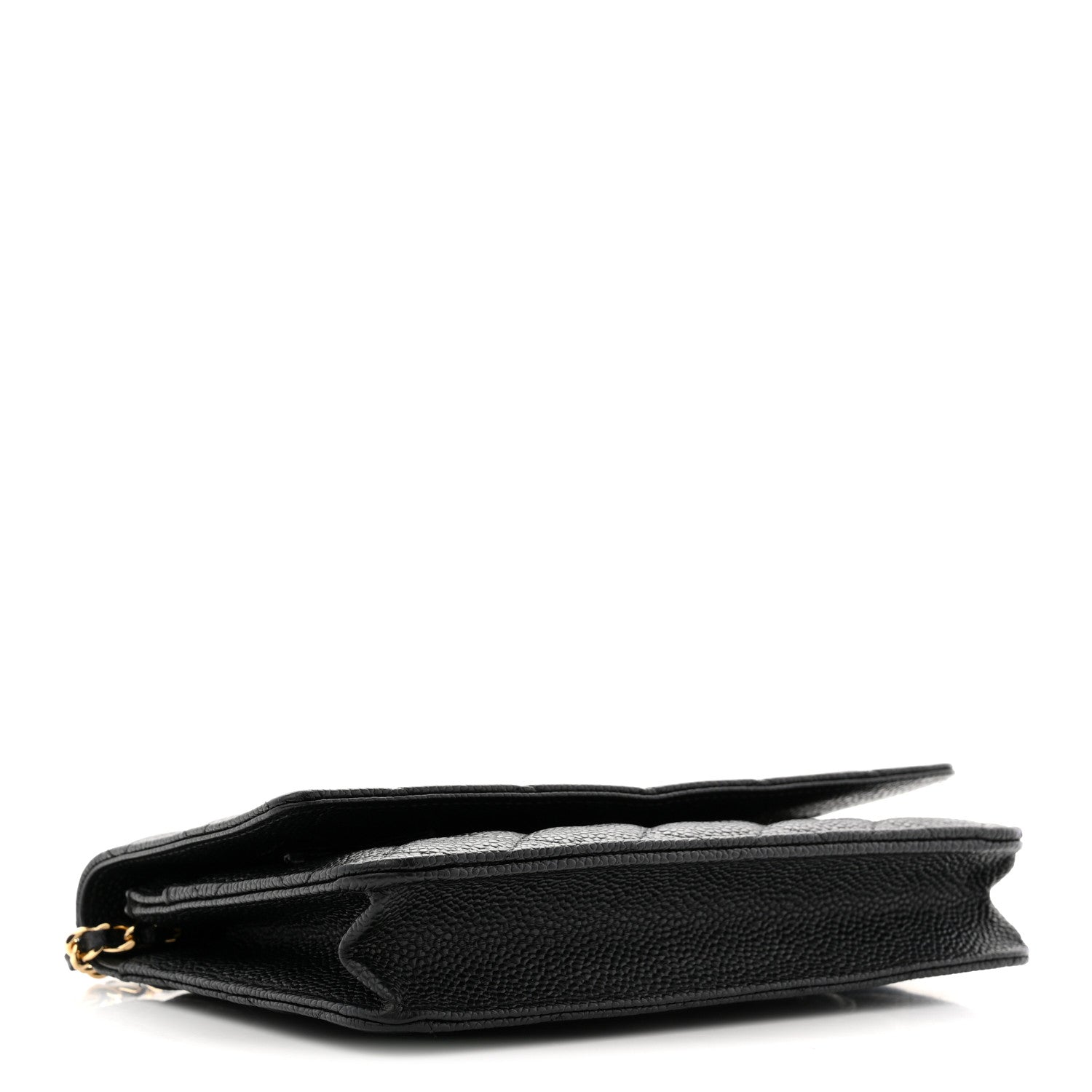 Chanel Caviar Quilted Wallet on Chain WOC Black