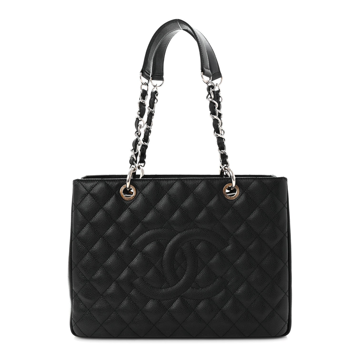 Chanel Caviar Quilted Grand Shopping Tote GST Black