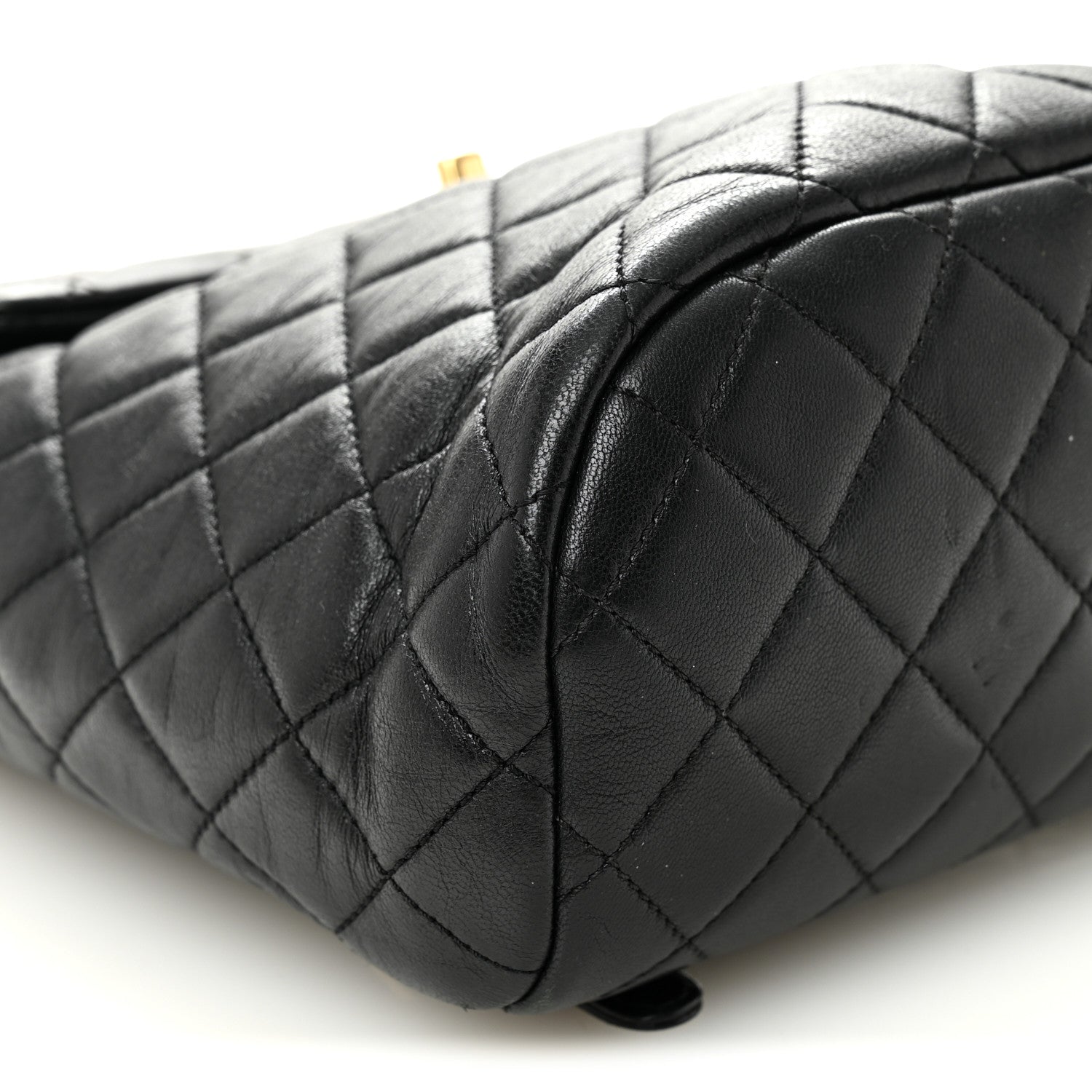 Chanel Calfskin Quilted Mini Urban Spirit Backpack Black