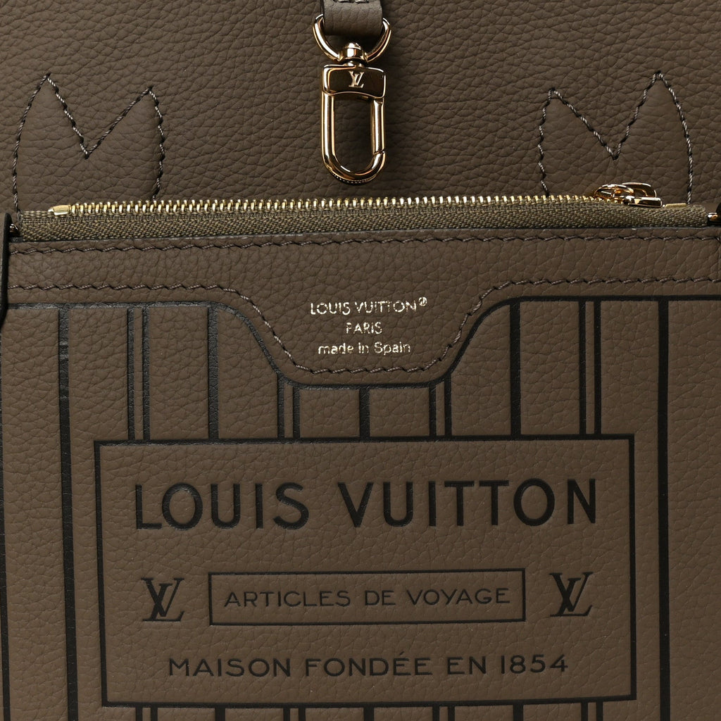 Louis Vuitton Monogram Neverfull Inside Out Bandouliere BB Dark Fango