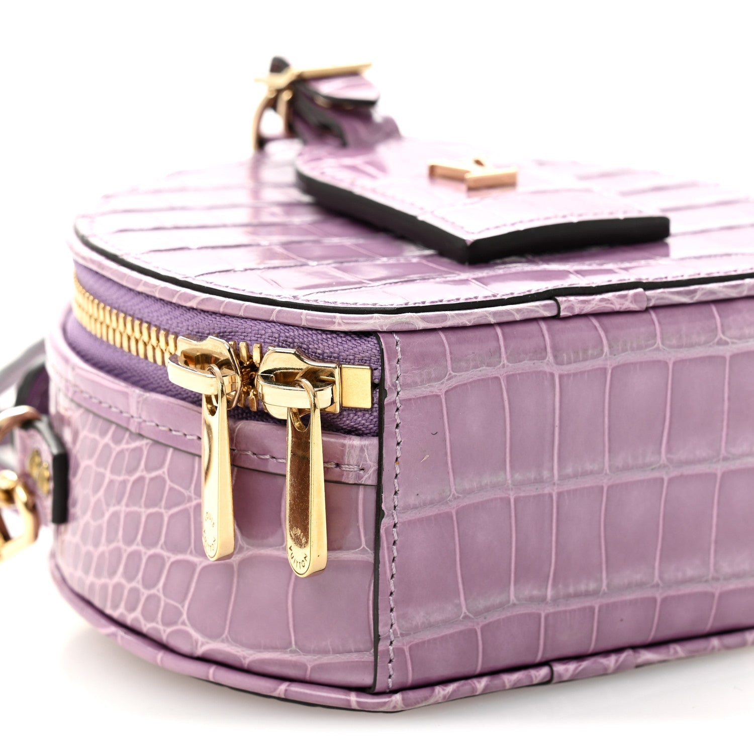 Louis Vuitton Alligator Mini Boite Chapeau Purple