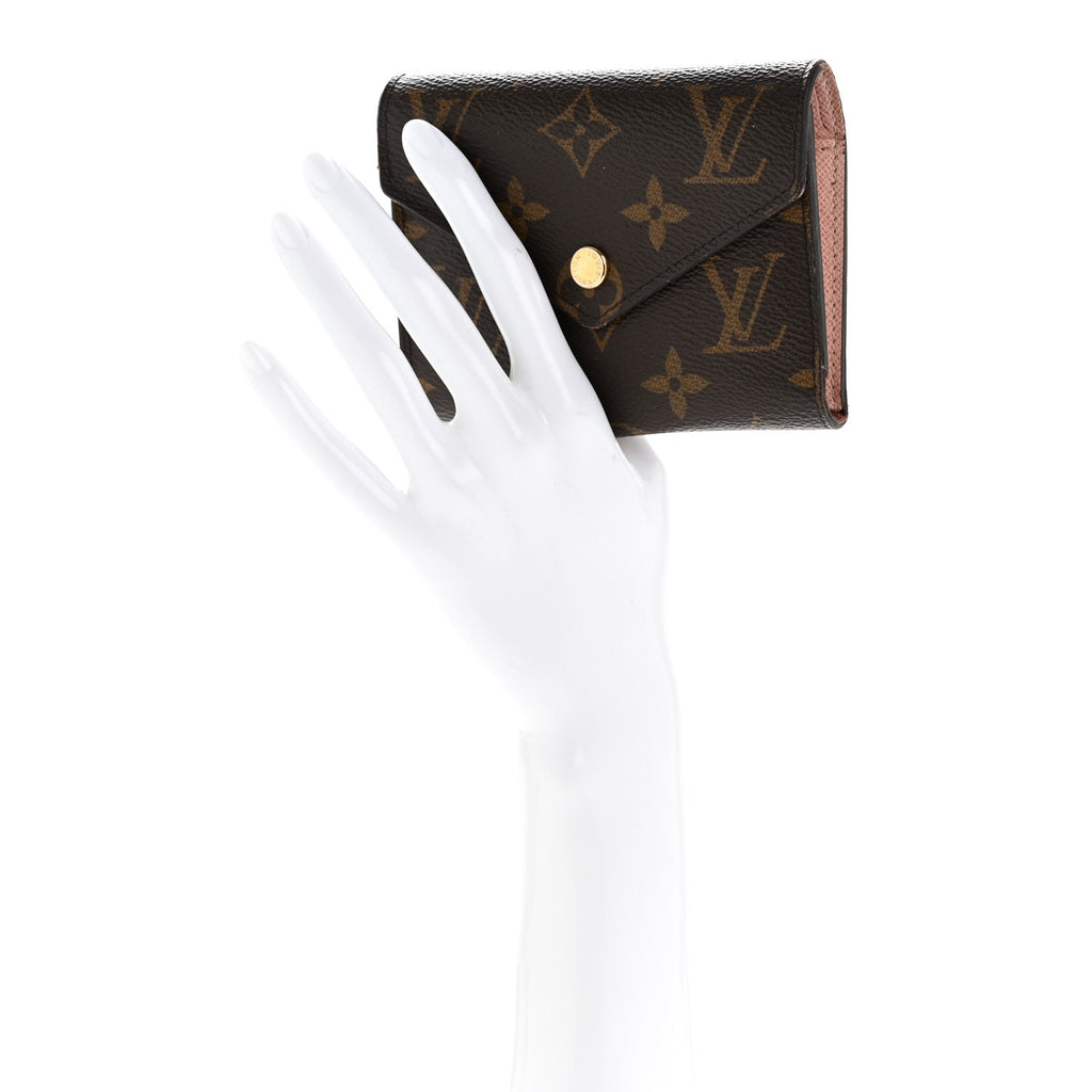 Louis Vuitton Monogram Victorine Wallet Rose Ballerine