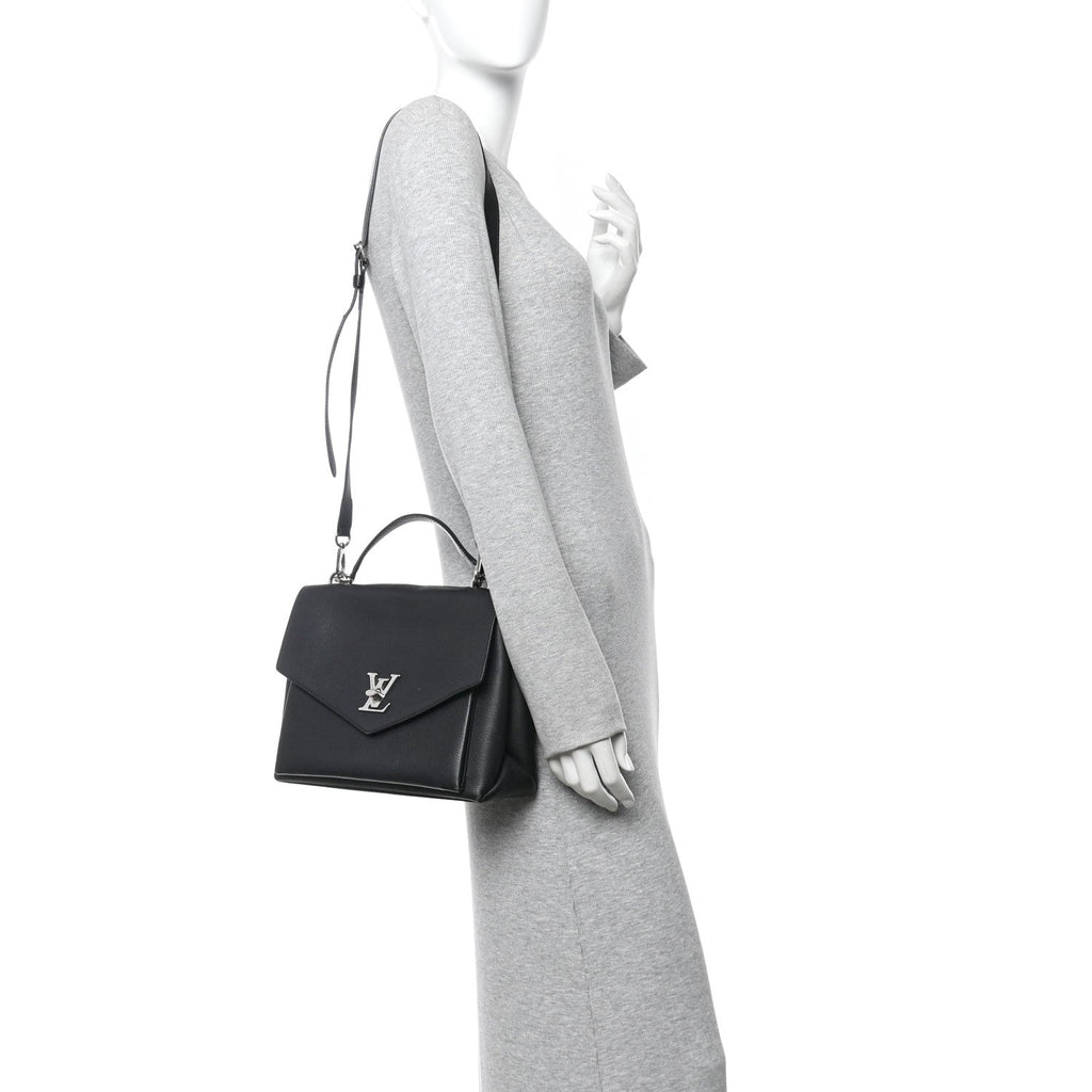 Louis Vuitton Soft Calfskin My Lockme Top Handle Black