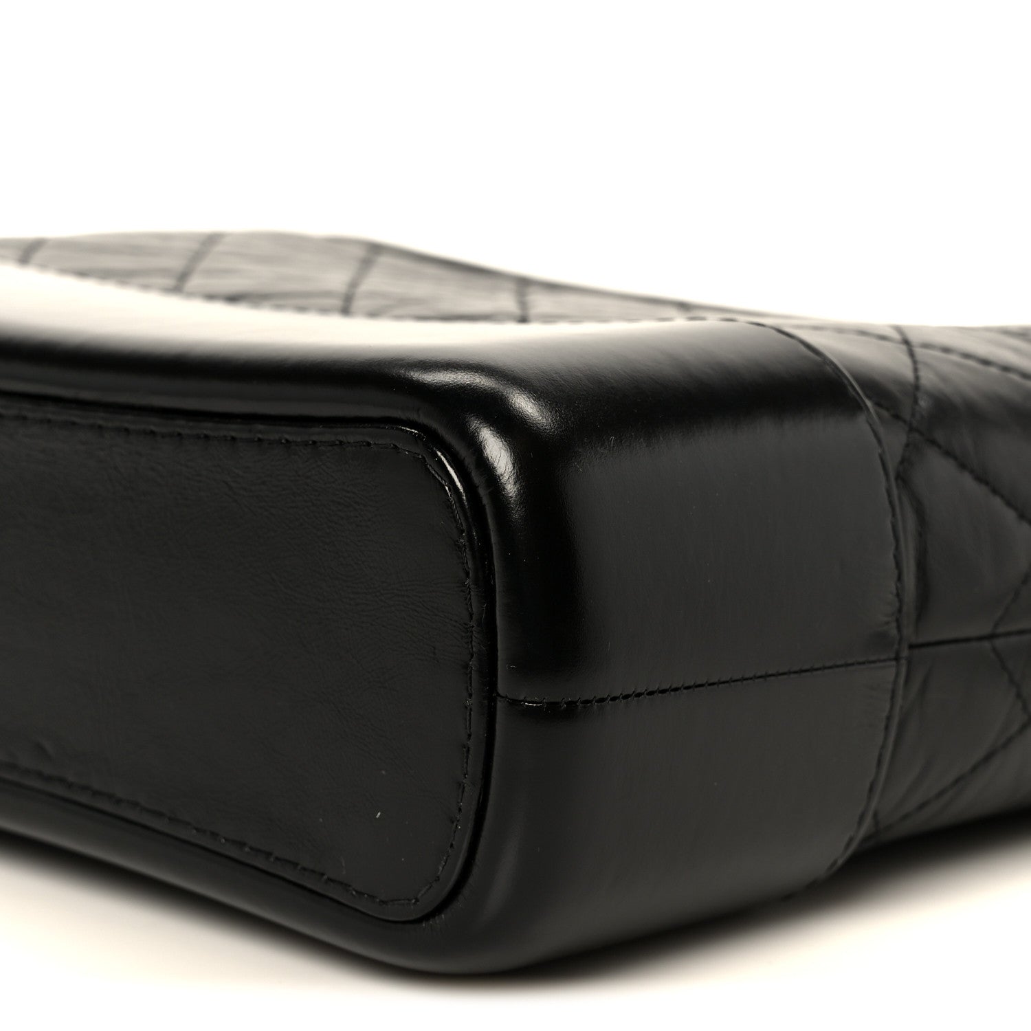 Chanel Aged Calfskin Quilted New Medium Gabrielle Hobo Black