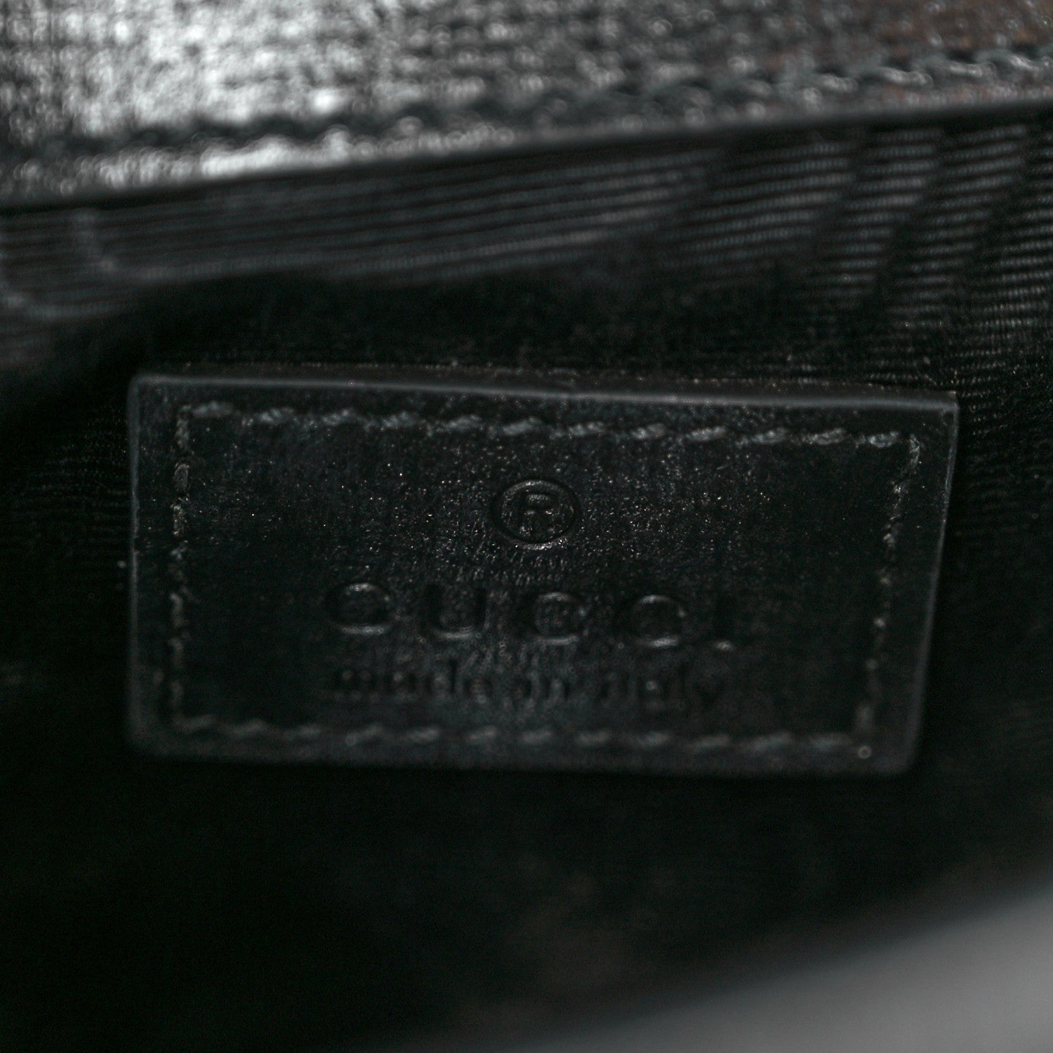 Gucci Satin Crystal GG Monogram Mini Dionysus Top Handle Bag Black