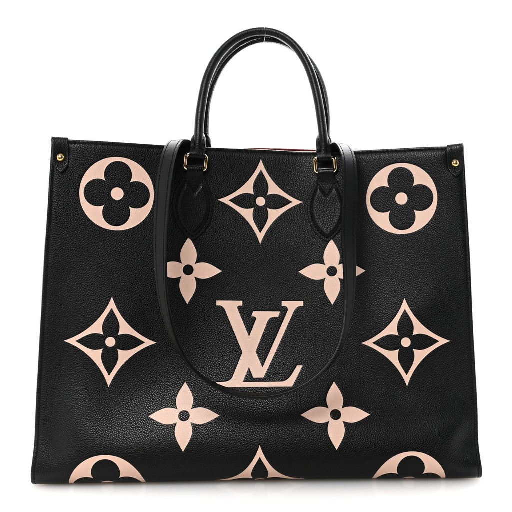Louis Vuitton Empreinte Monogram Giant Onthego GM Black Beige