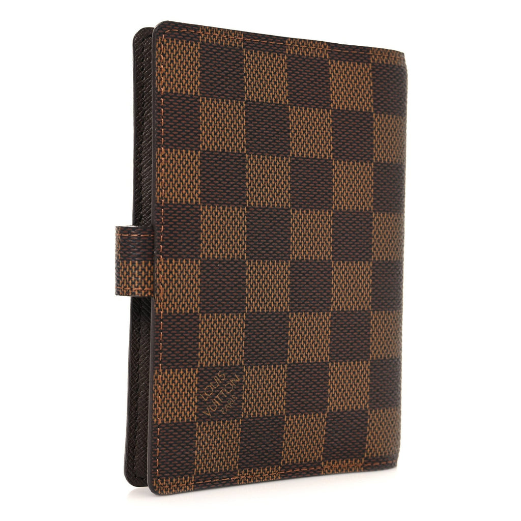 Louis Vuitton Damier Ebene Small Ring Agenda Cover