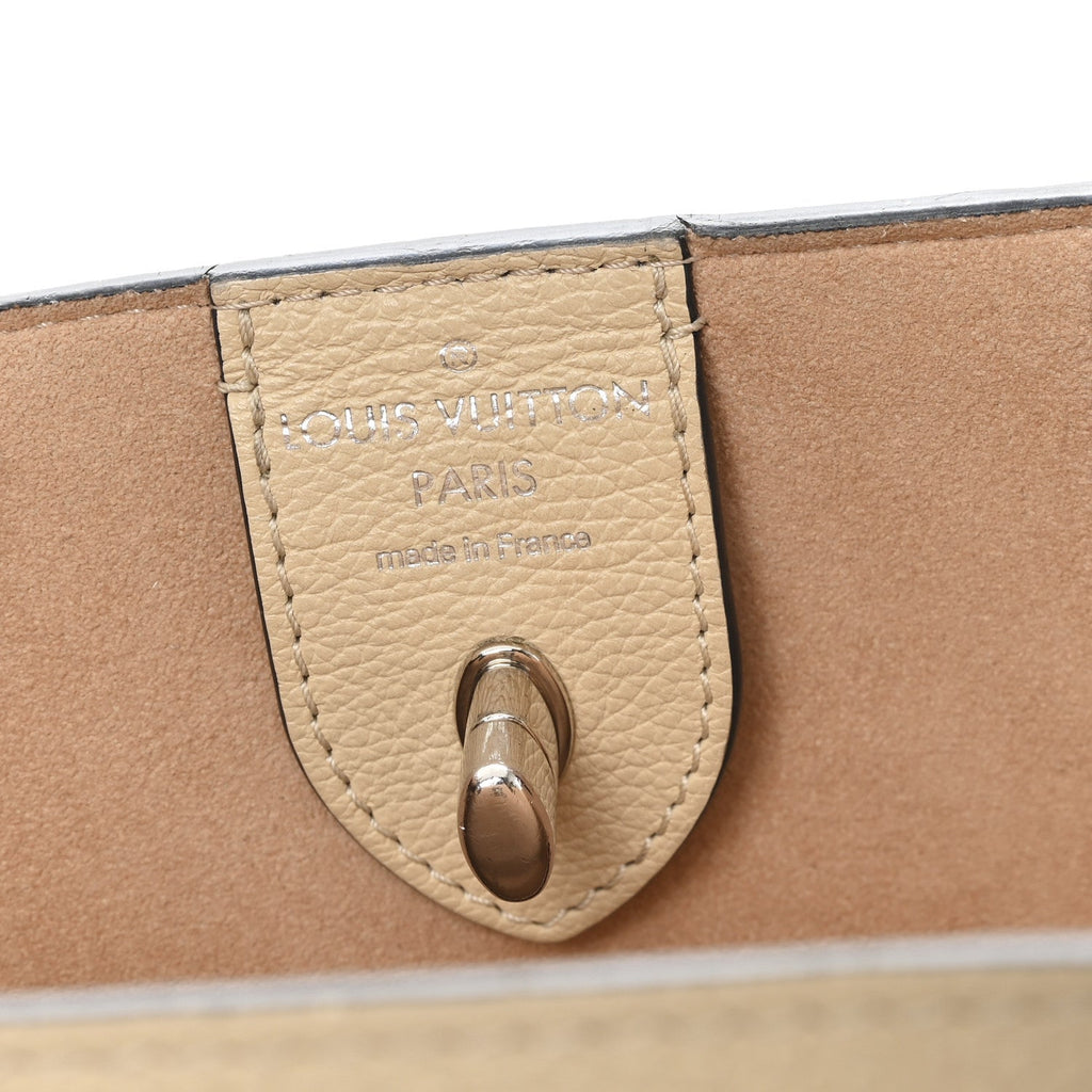 Louis Vuitton Calfskin Lockme Cabas Vanille Black