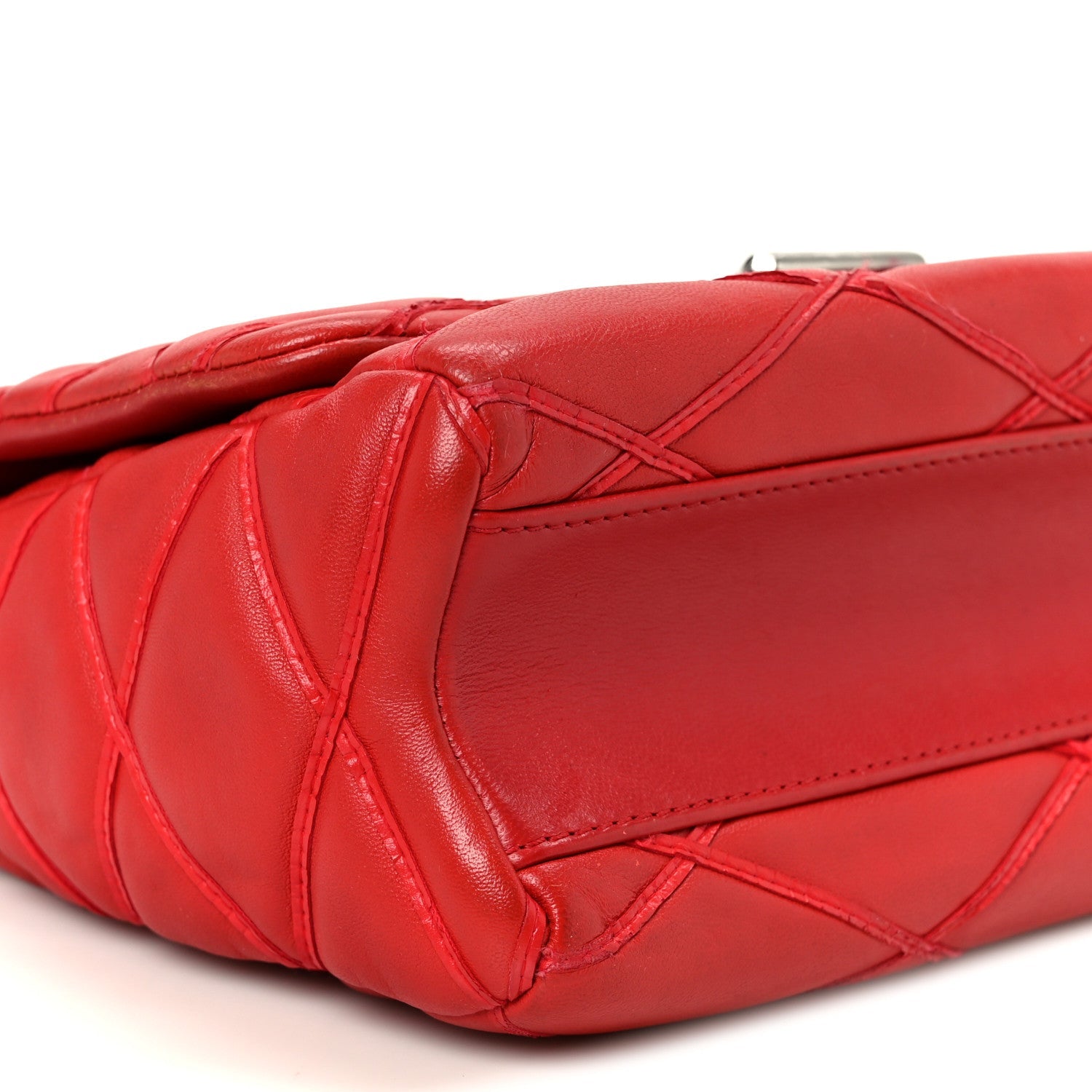 Louis Vuitton Lambskin Malletage GO-14 PM Red