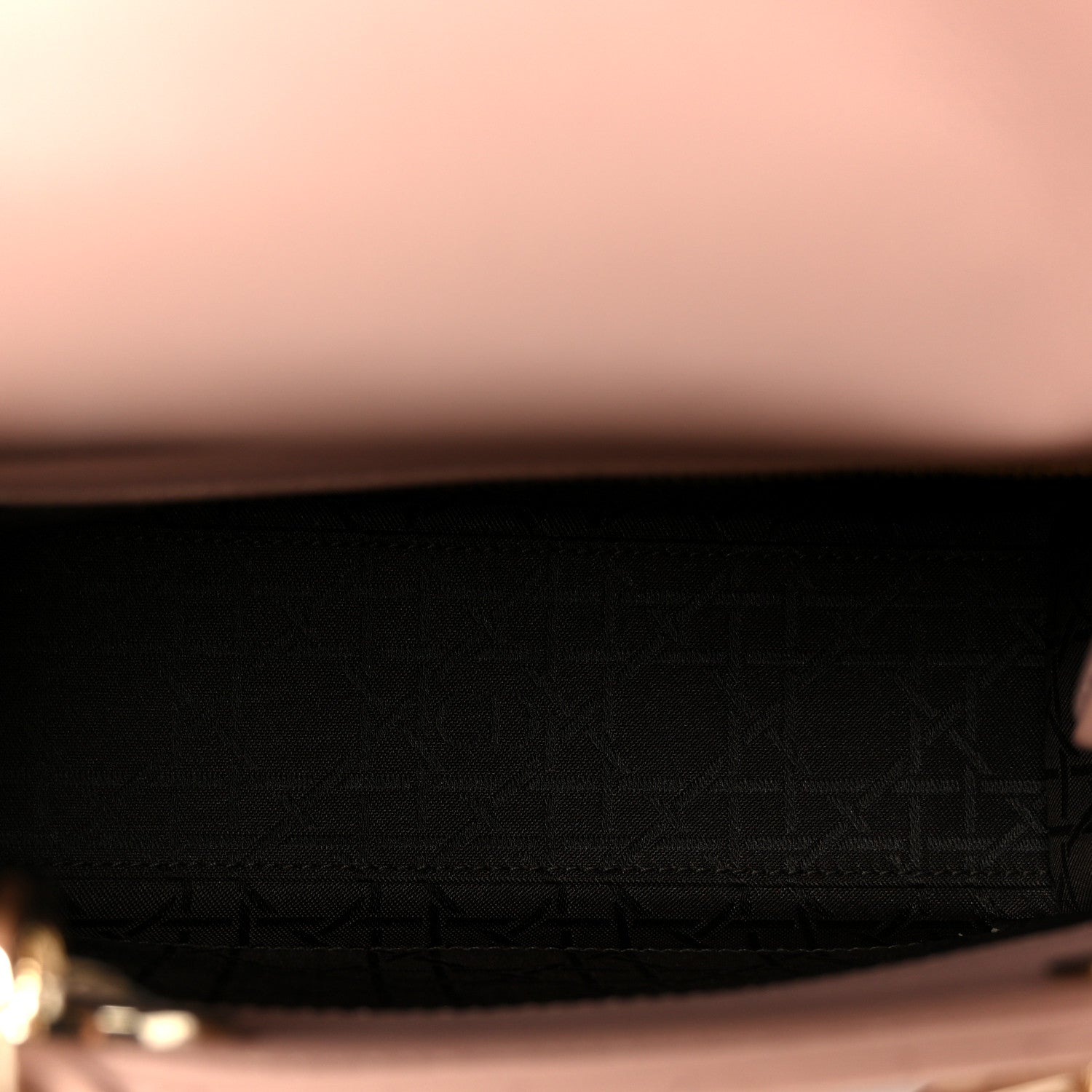 Christian Dior Lambskin Cannage Small My ABCDior Lady Dior Fard