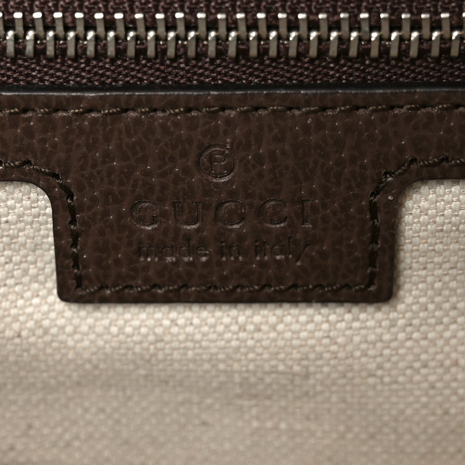 Gucci GG Supreme Web Monogram Textured Dollar Calfskin Dionysus Small Shoulder Bag Beige Ebony New Acero