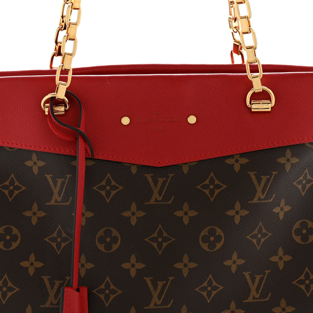 Louis Vuitton Monogram Pallas Shopper Cherry