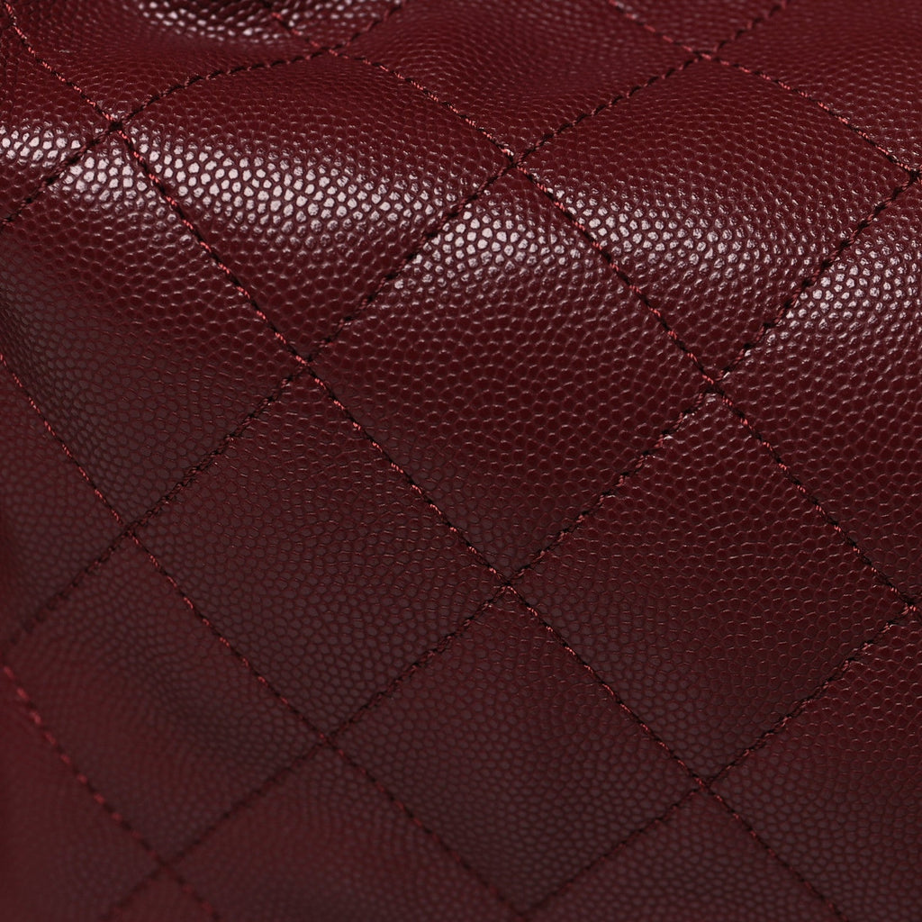 Chanel Caviar Quilted Medium Chanel 25 Handbag Burgundy