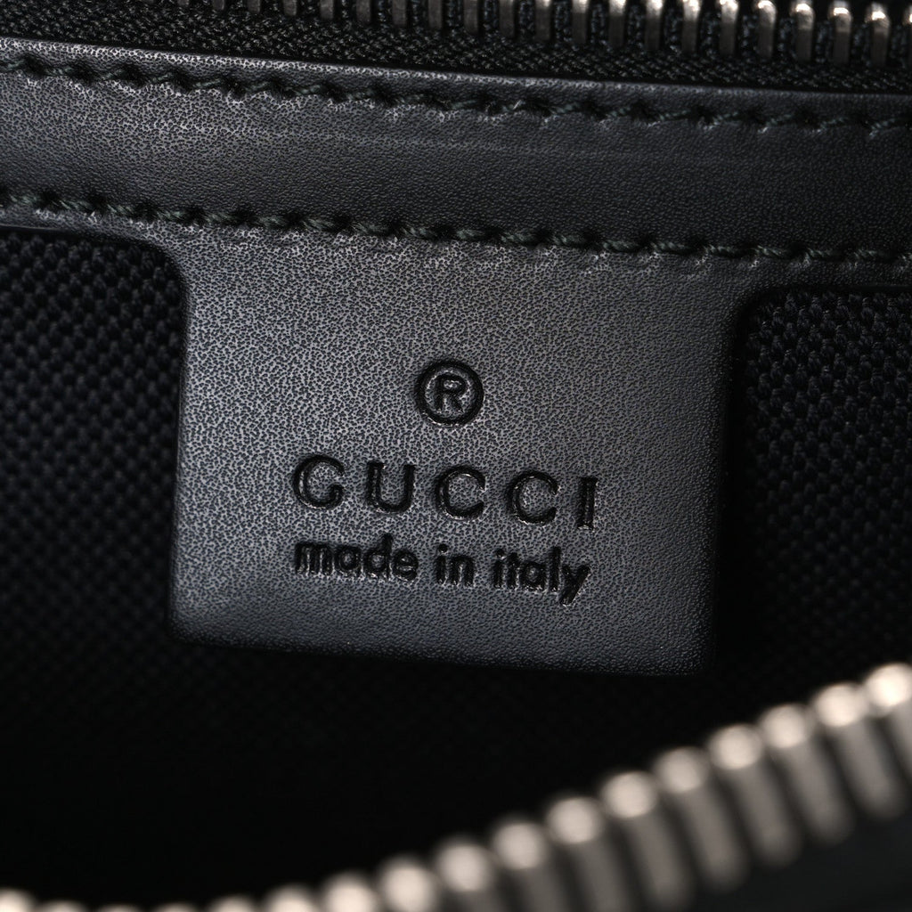Gucci Soft GG Supreme Monogram Web Belt Bag Black Grey