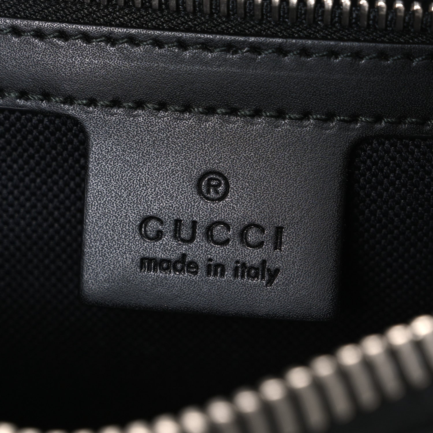 Gucci Soft GG Supreme Monogram Web Belt Bag Black Grey