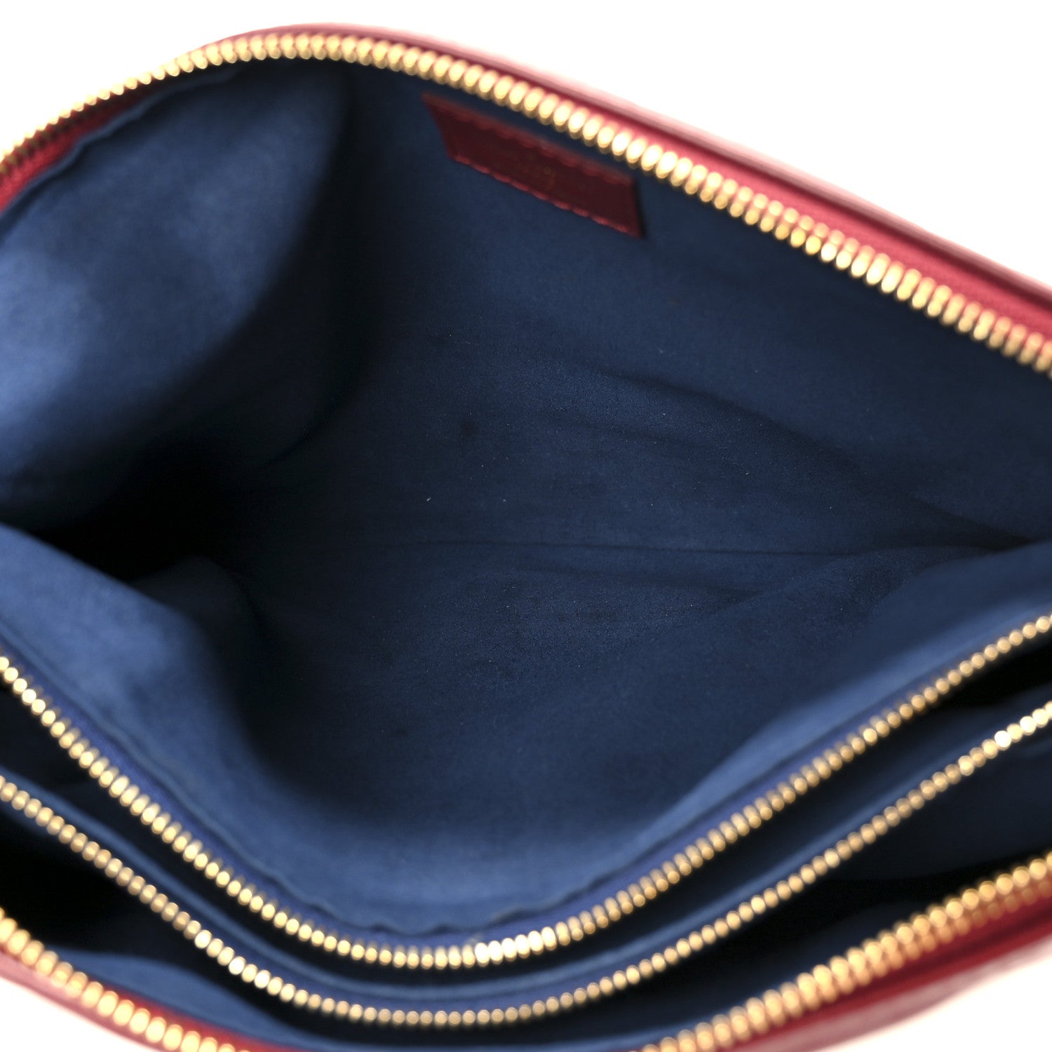 Louis Vuitton Lambskin Embossed Monogram Coussin PM Wine