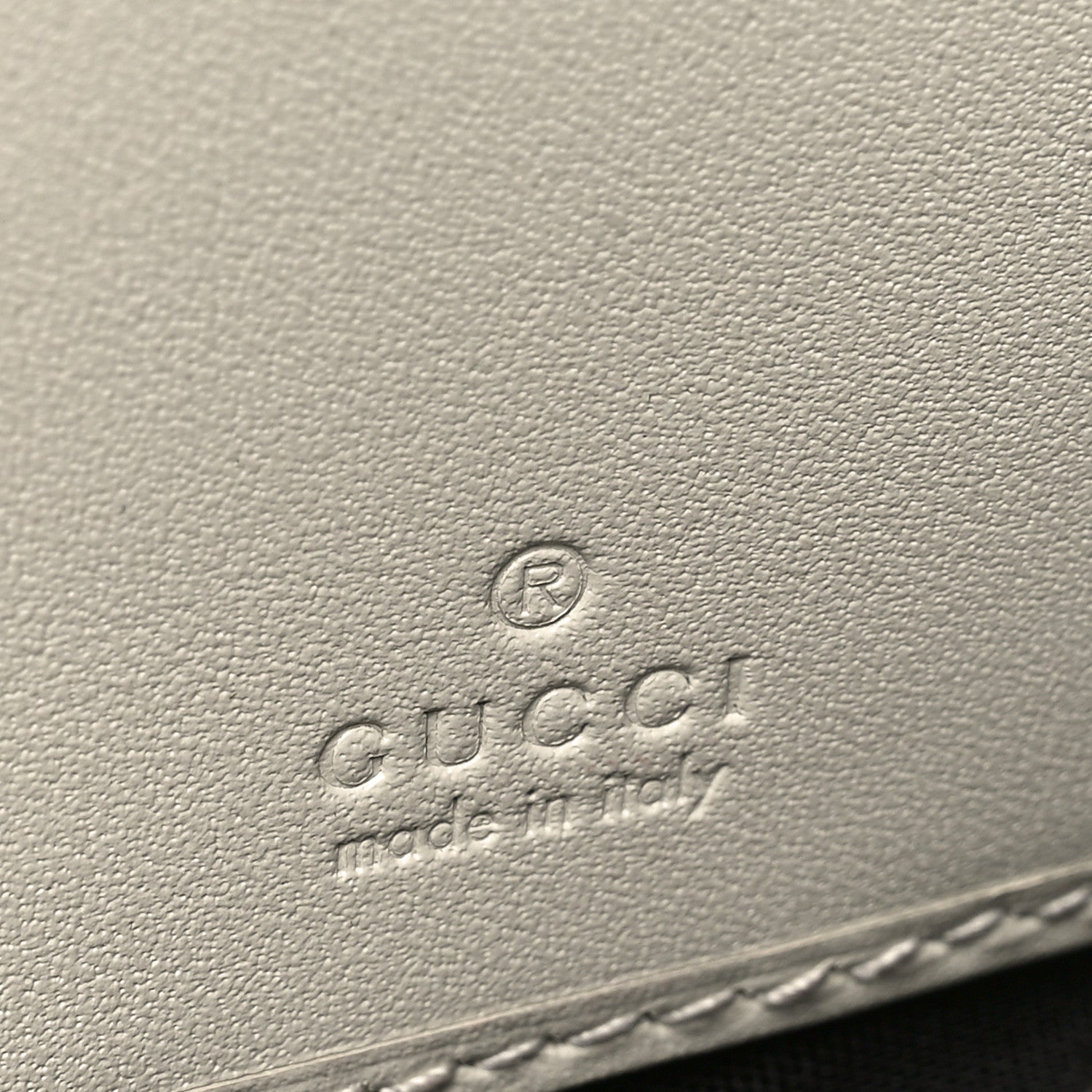 Gucci Calfskin Sylvie Continental Wallet White