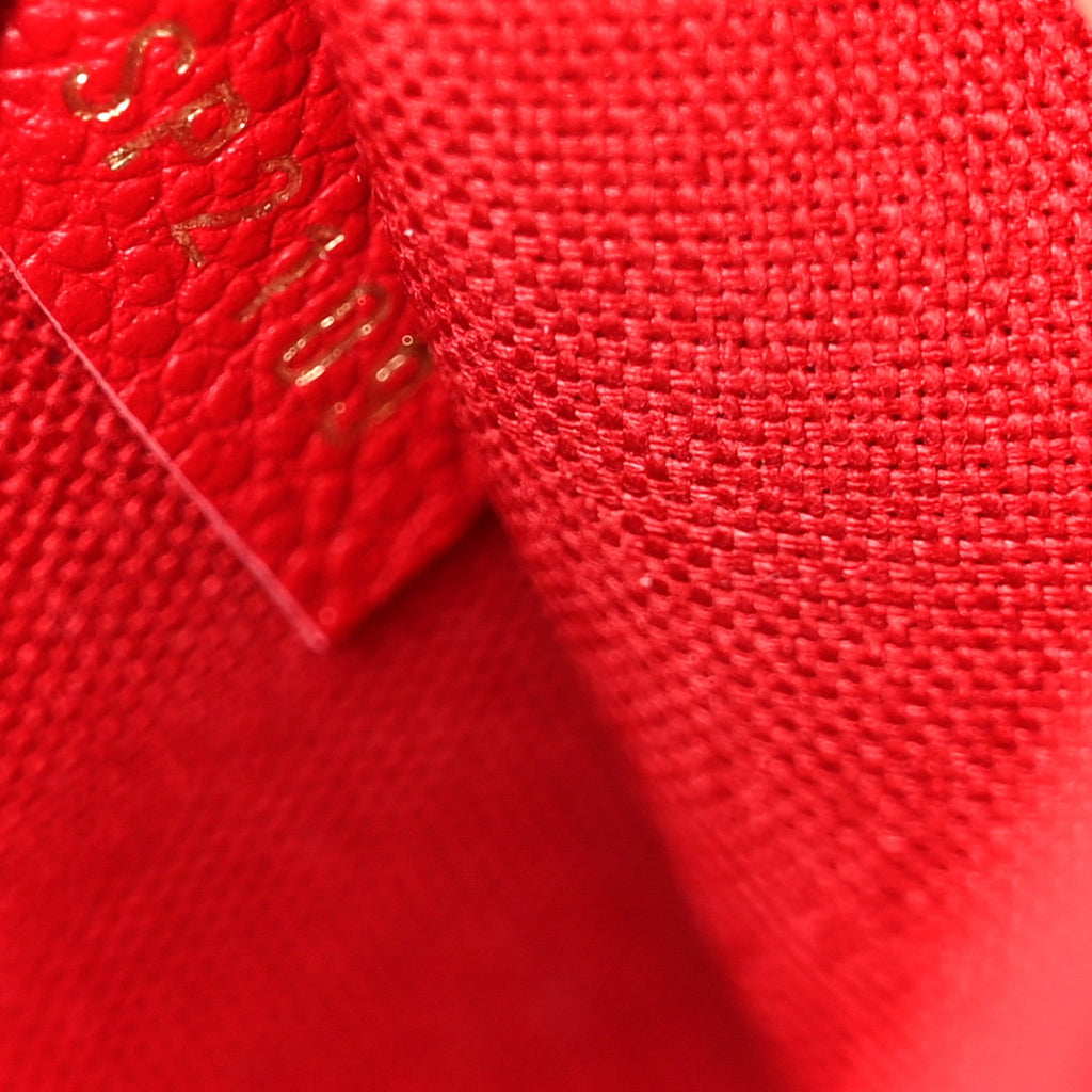 Louis Vuitton Empreinte Pochette Felicie Chain Wallet Scarlet