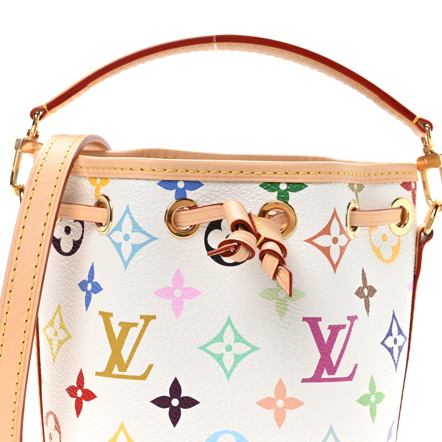 Louis Vuitton LV x TM Monogram Multicolor Nano Noe NV White