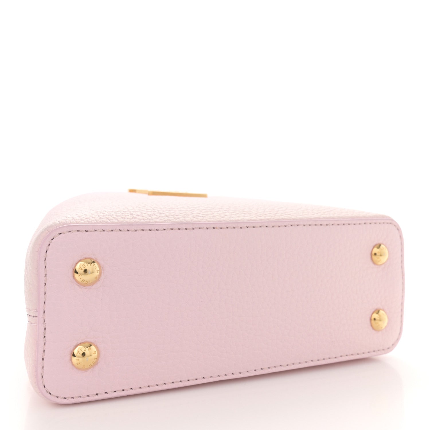 Louis Vuitton Taurillon LV Ski Capucines Mini Pearly Lilac