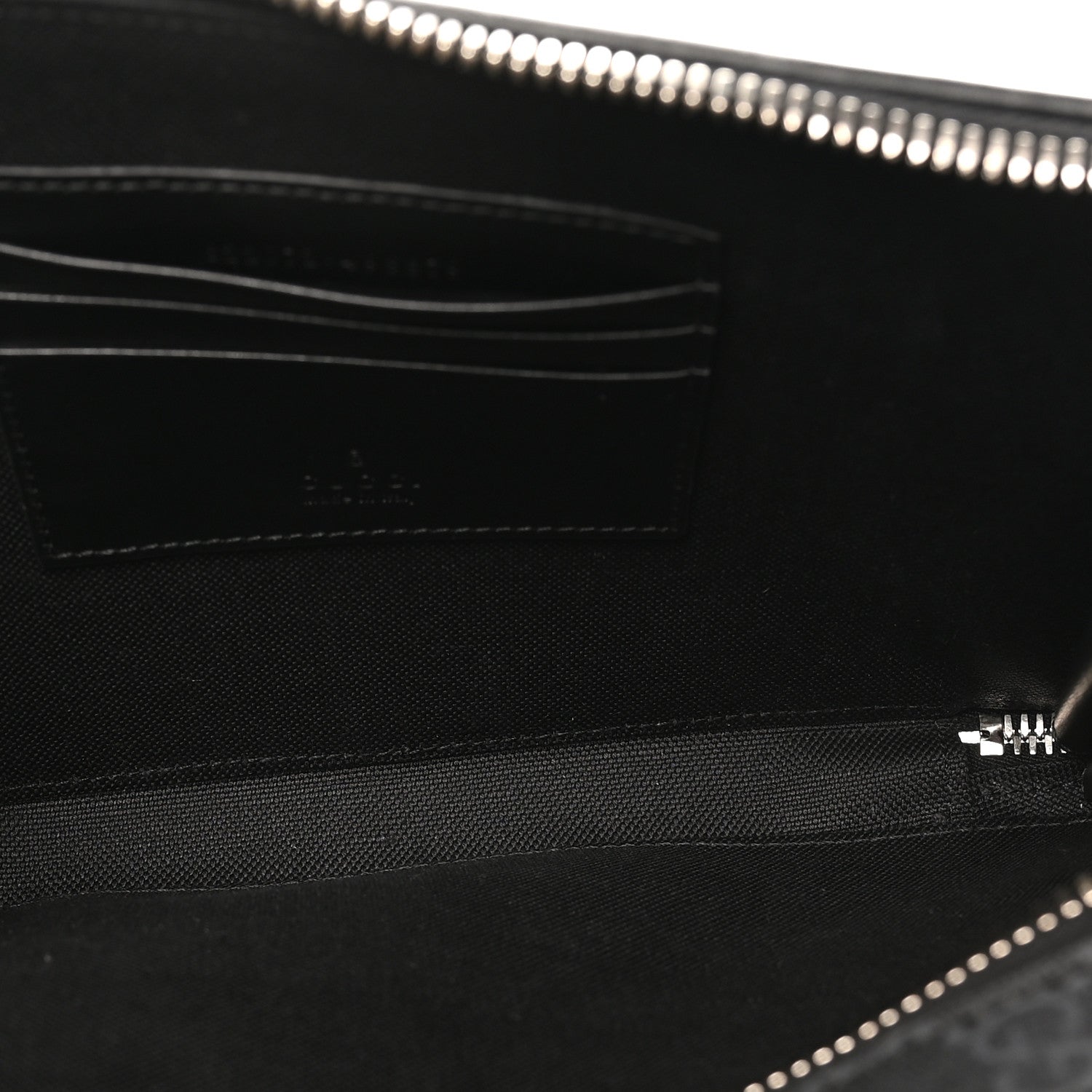 Gucci GG Supreme Monogram Web Small Shoulder Bag Black Grey