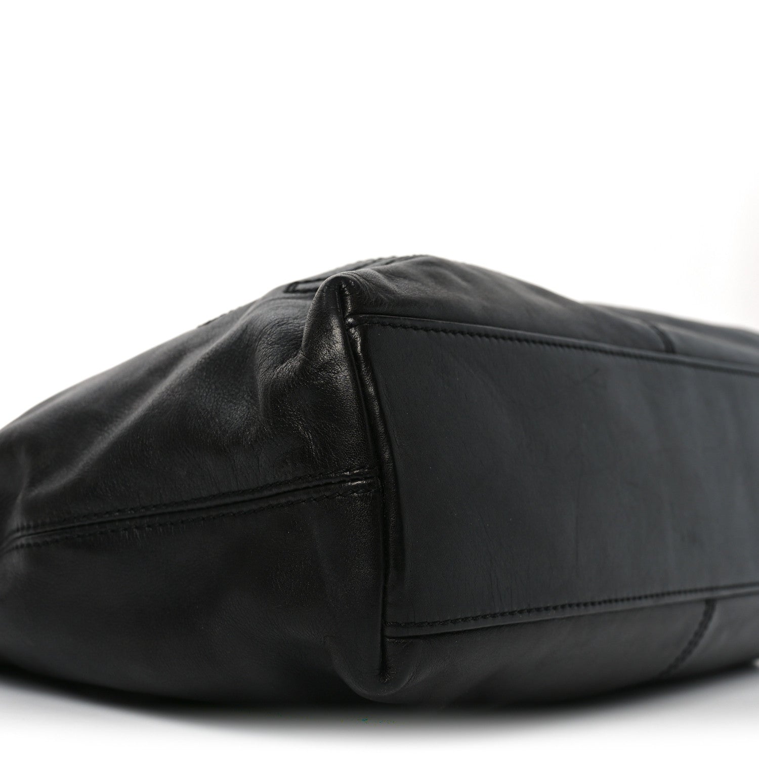 Chanel Lambskin CC Stitched Tote Black