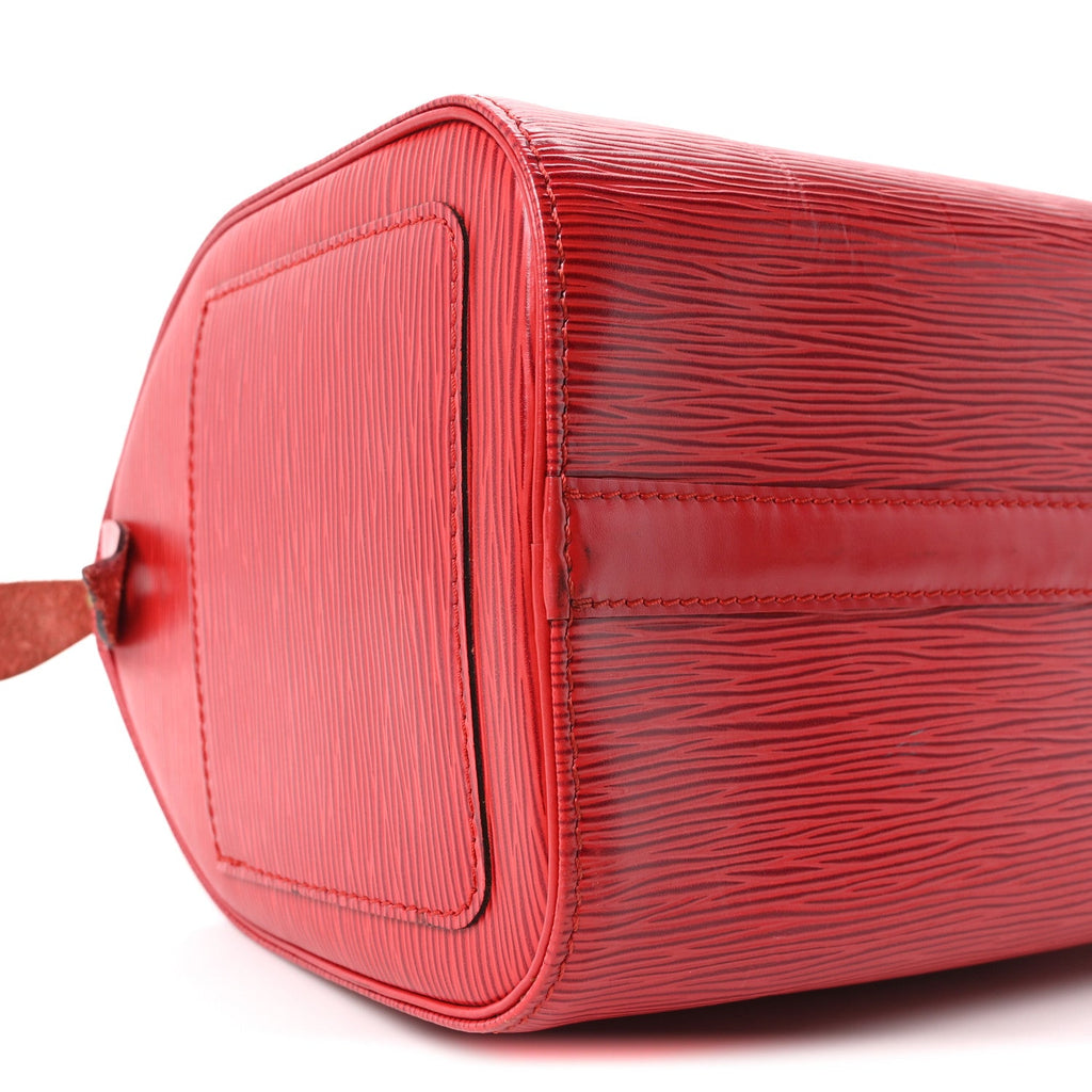 Louis Vuitton Epi Speedy 25 Castillan Red