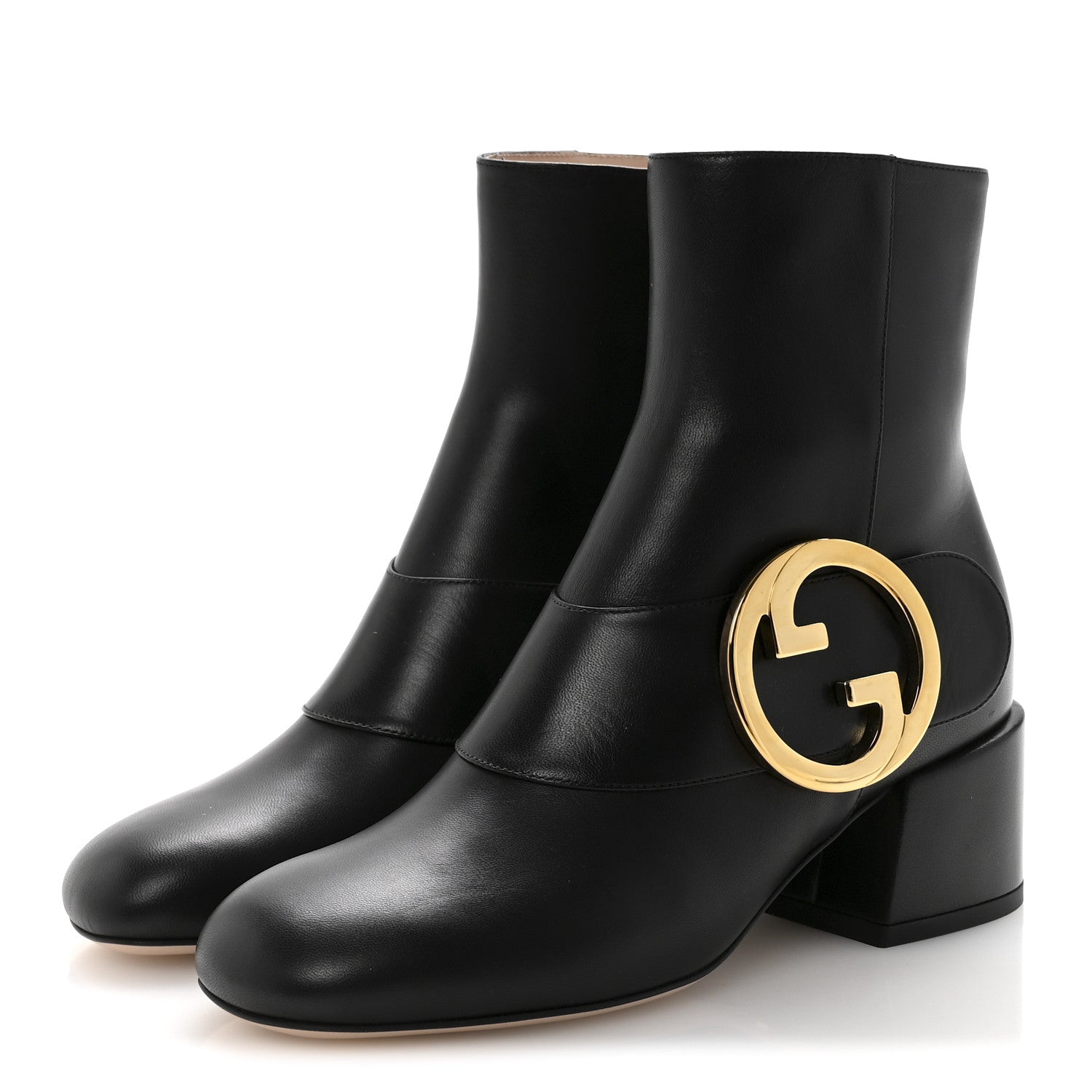 Gucci Malaga Kid GG Blondie 55mm Ankle Boots 35 Black