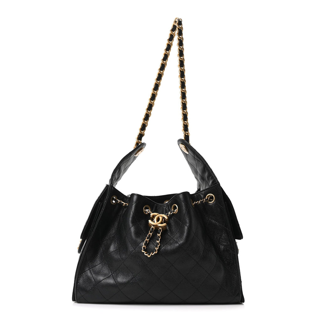 Chanel Caviar Quilted Small Chanel 25 Handbag Black