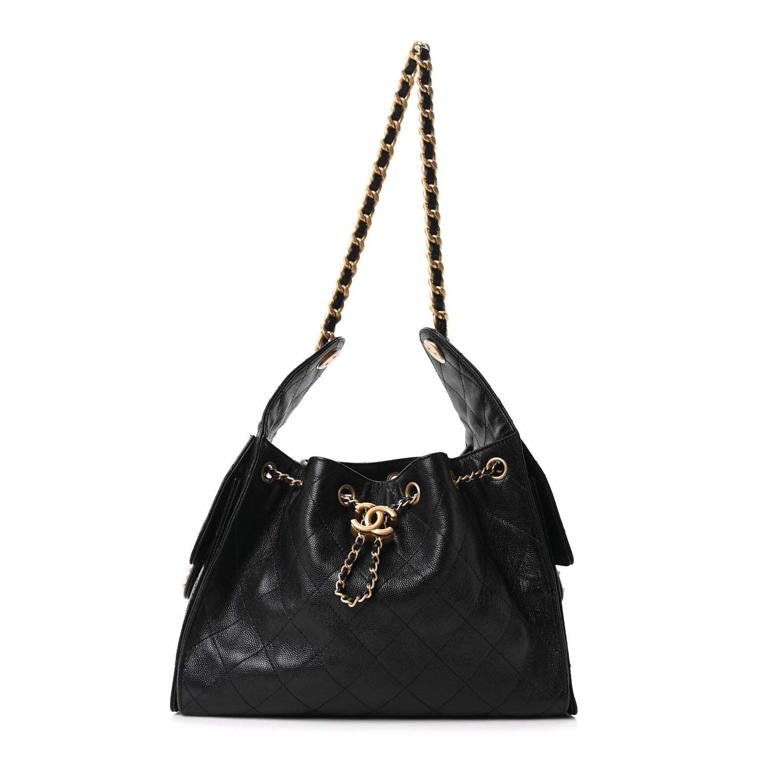 Chanel Caviar Quilted Small Chanel 25 Handbag Black