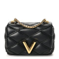 Louis Vuitton Lambskin Malletage Pico GO-14 Black