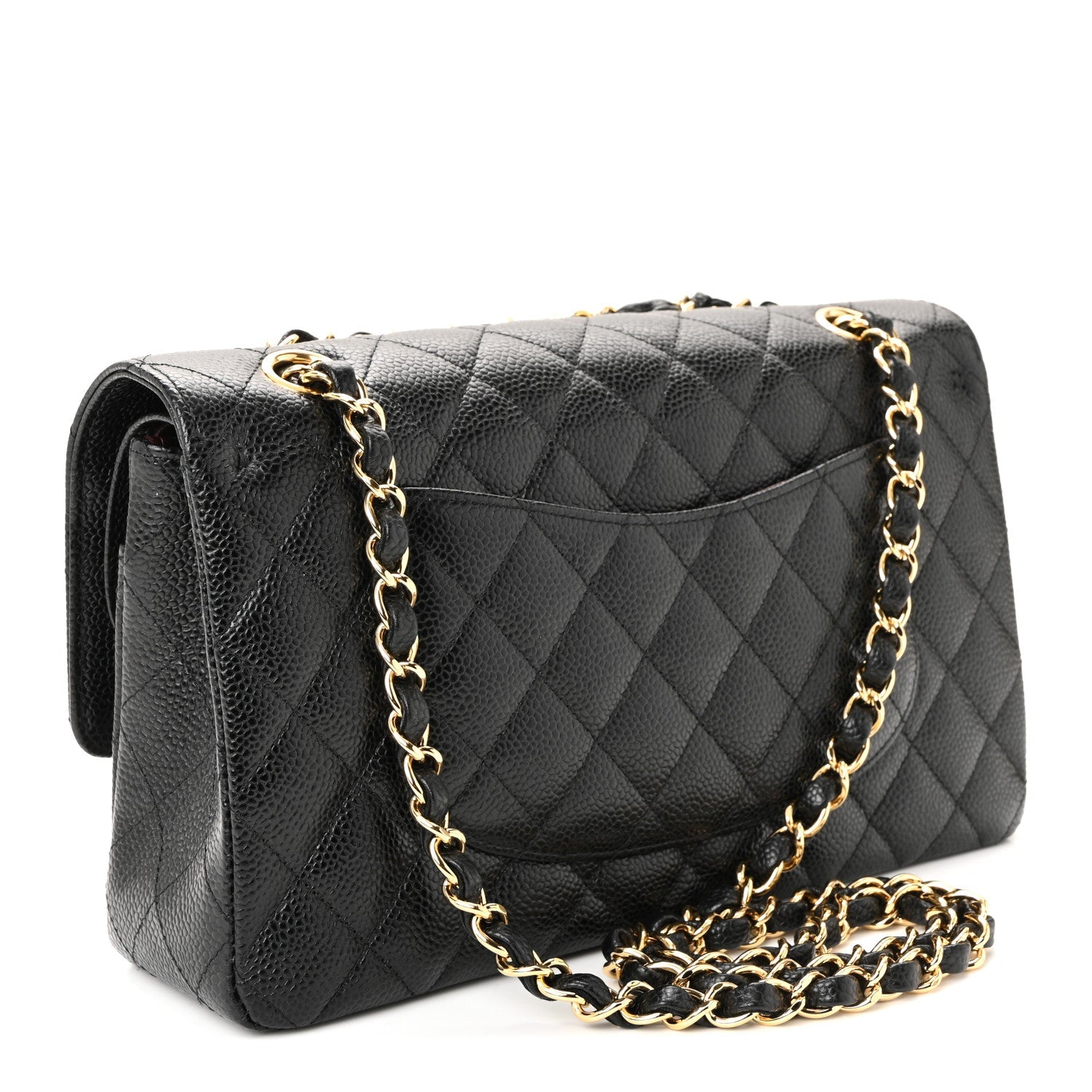 Chanel Caviar Quilted Medium Double Flap Black