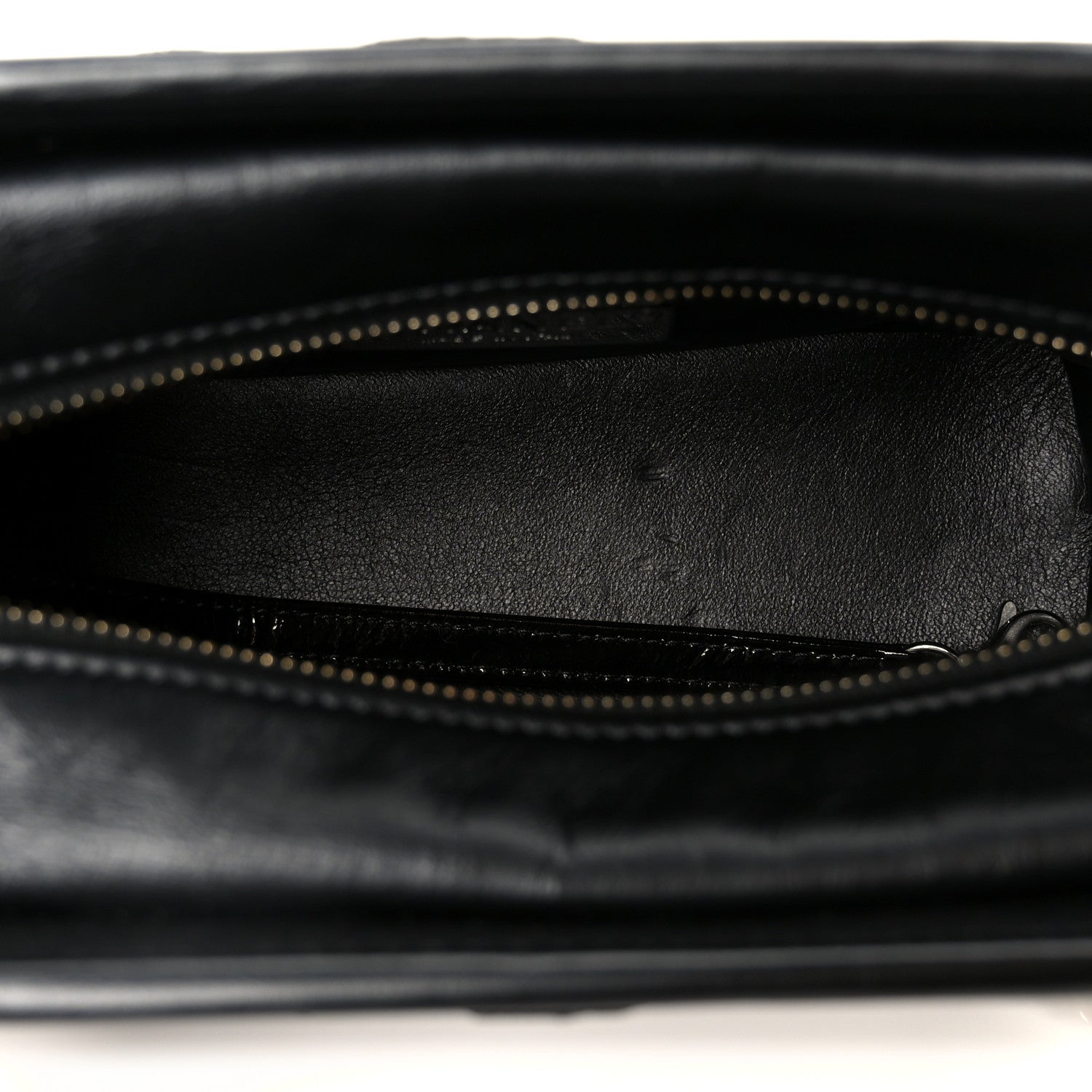 Chanel Snakeskin Patent Calfskin Small Gabrielle Hobo Black