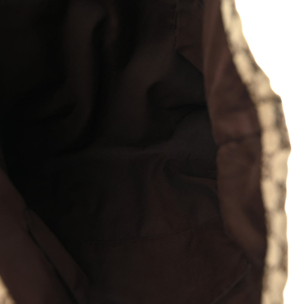 Gucci GG Monogram Medium Handle Vertical Tote Bag Dark Brown