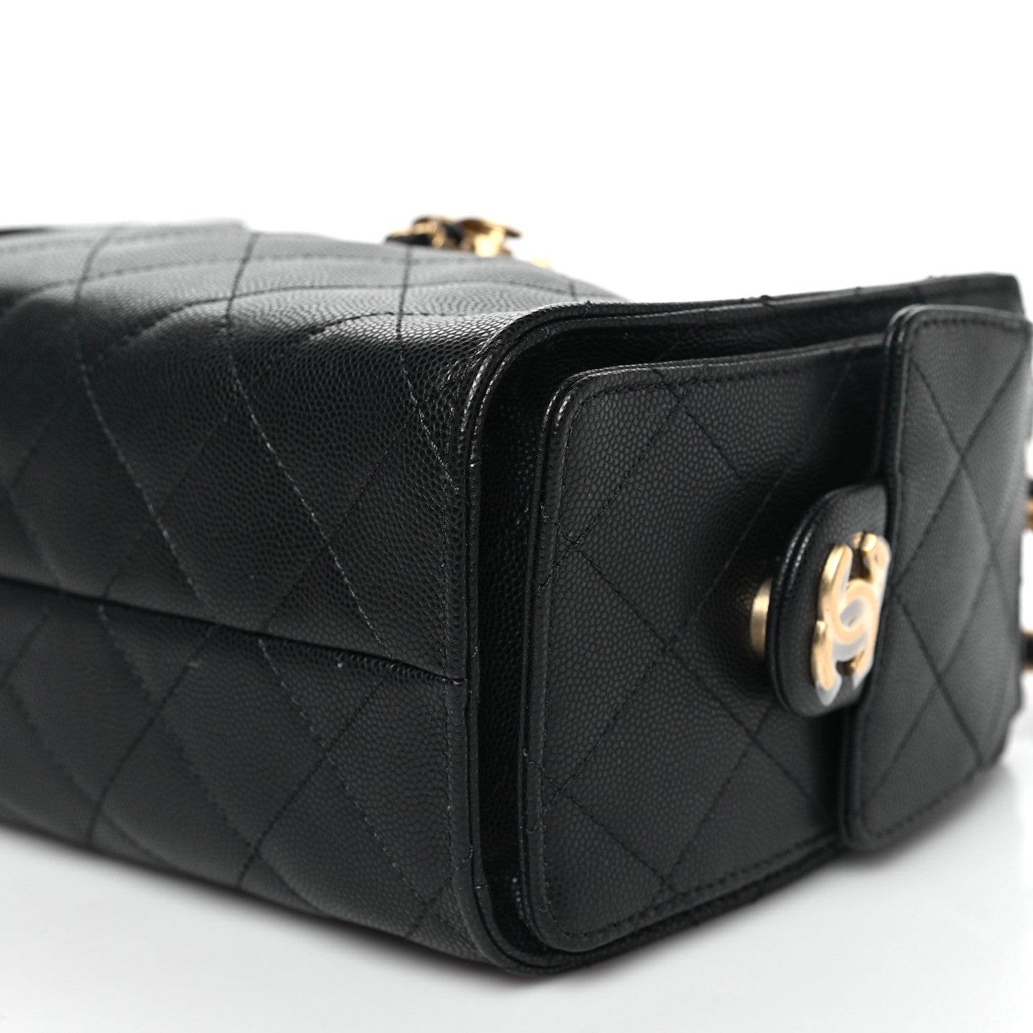 Chanel Caviar Quilted Mini Chanel 25 Handbag Black