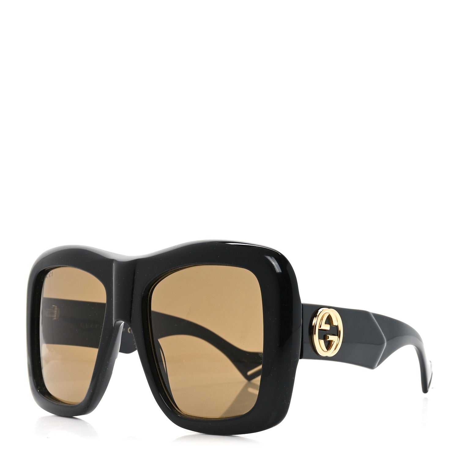 Gucci Acetate Square Frame Sunglasses GG0498S Black