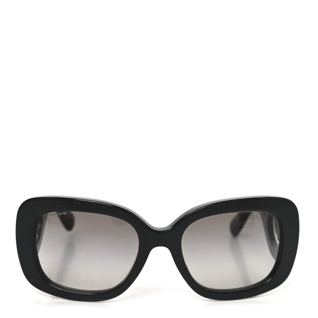 Prada Acetate Baroque Sunglasses SPR 27O Black