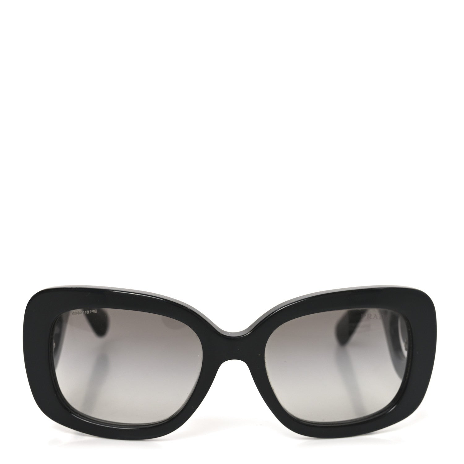 Prada Acetate Baroque Sunglasses SPR 27O Black