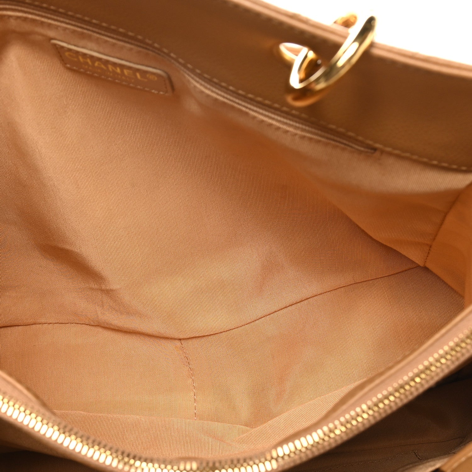 Chanel Caviar Quilted Grand Shopping Tote GST Beige