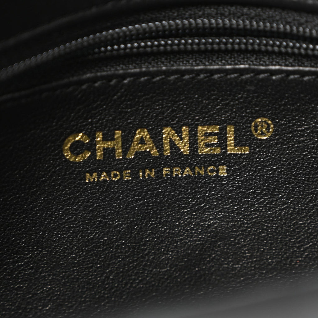 Chanel Lambskin Quilted Small CC Chic Flap Black