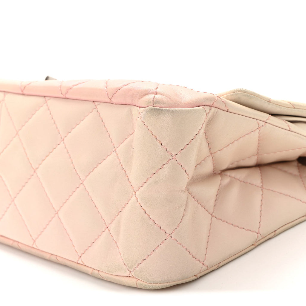 Chanel Lambskin Degrade Quilted 2.55 Reissue 227 Flap Light Pink