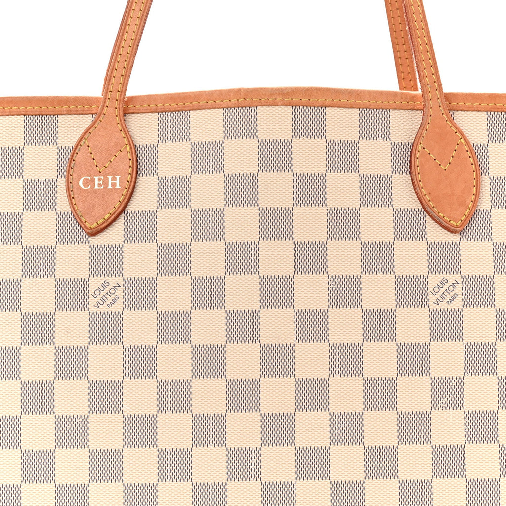 Louis Vuitton Damier Azur Neo Neverfull GM Rose Ballerine