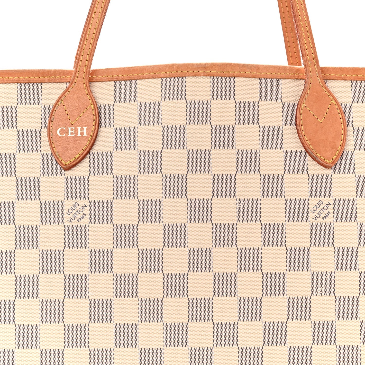 Louis Vuitton Damier Azur Neo Neverfull GM Rose Ballerine