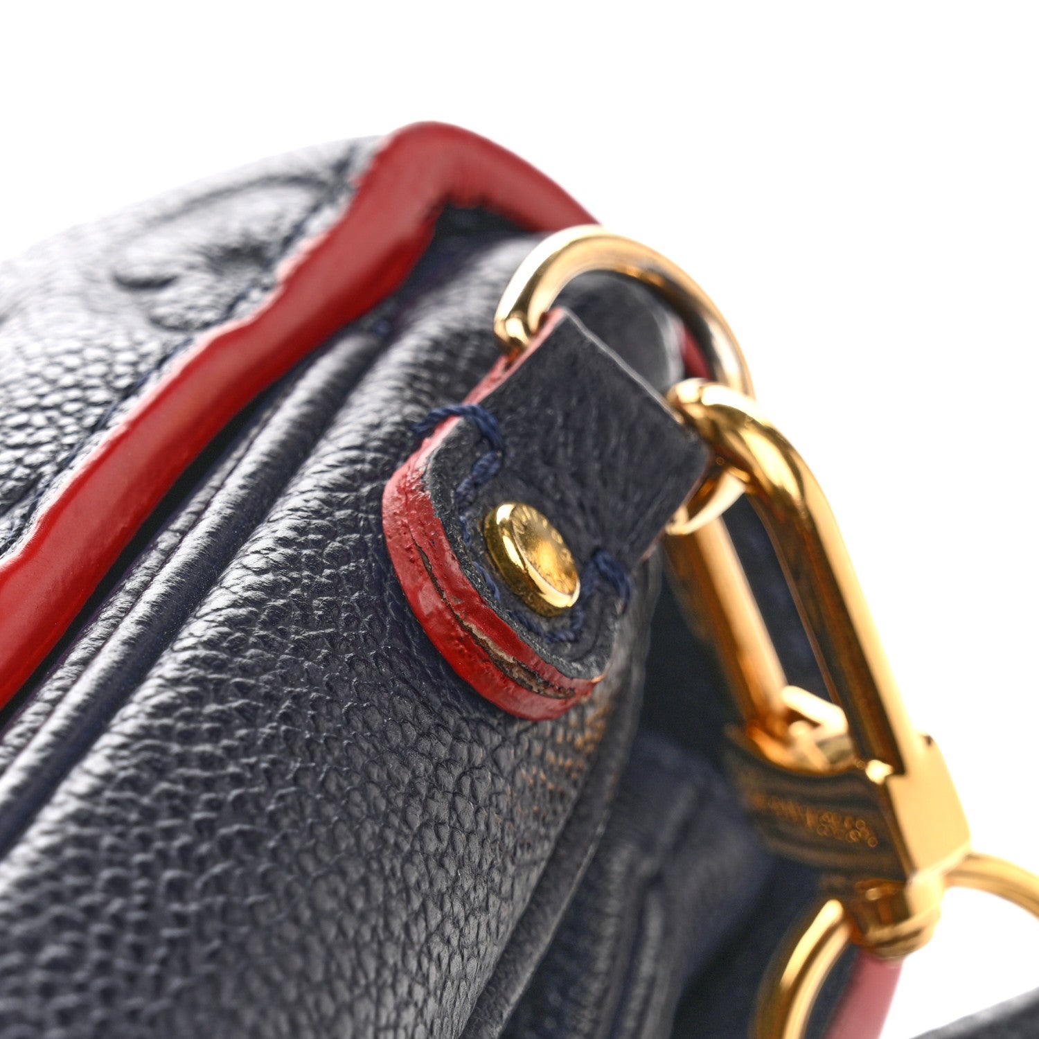 Louis Vuitton Empreinte Pochette Metis Marine Rouge