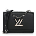 Louis Vuitton Epi Twist Shoulder Bag MM Black