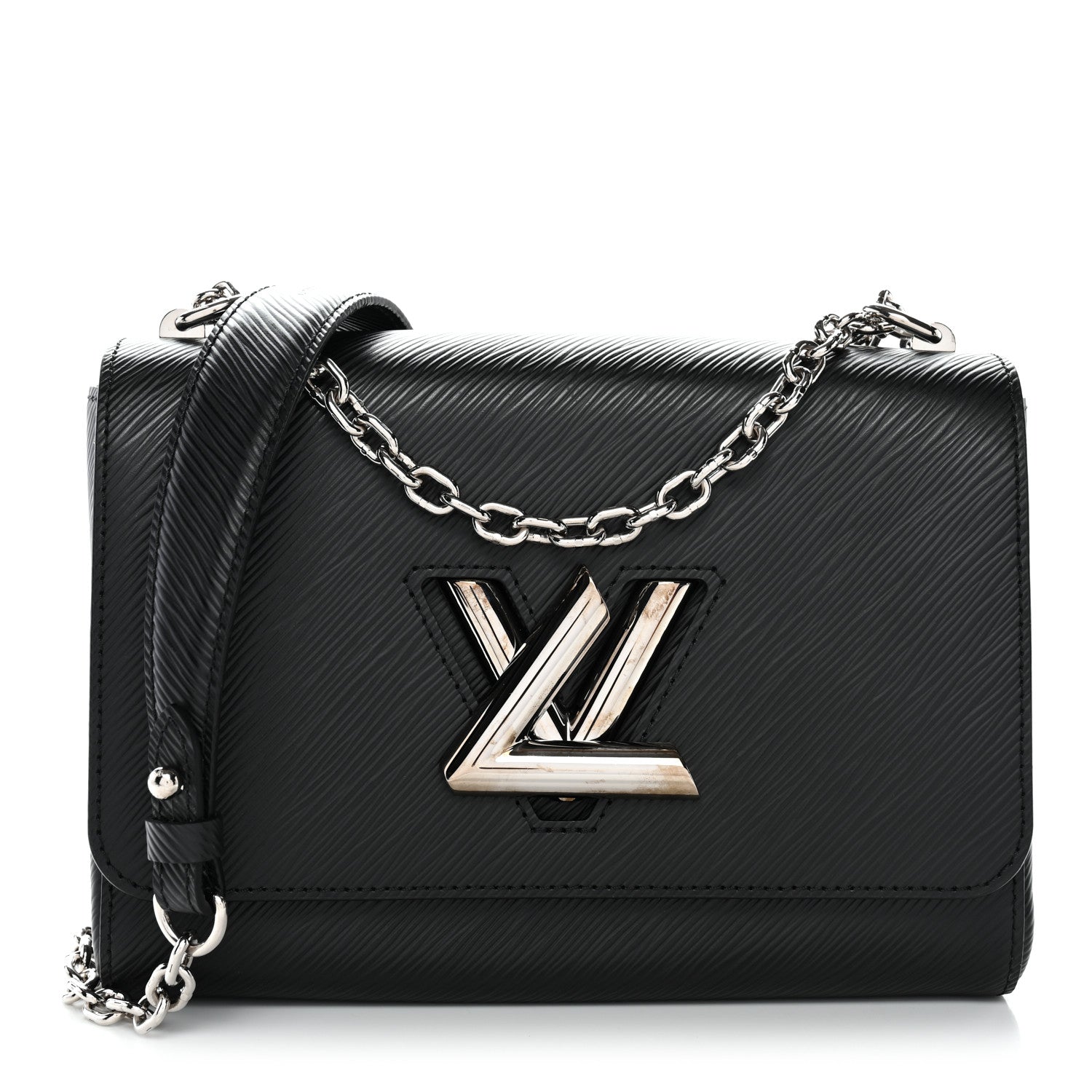Louis Vuitton Epi Twist Shoulder Bag MM Black