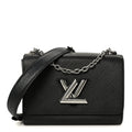 Louis Vuitton Epi Twist Shoulder Bag MM Black
