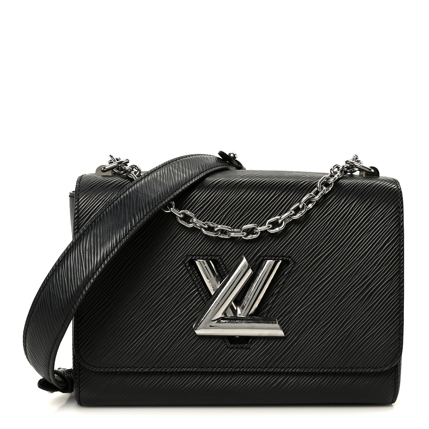 Louis Vuitton Epi Twist Shoulder Bag MM Black